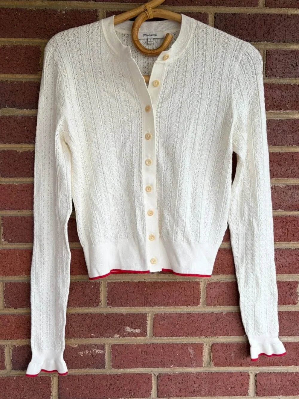 Madewell The Signature Open-Knit Cardigan Women's Small